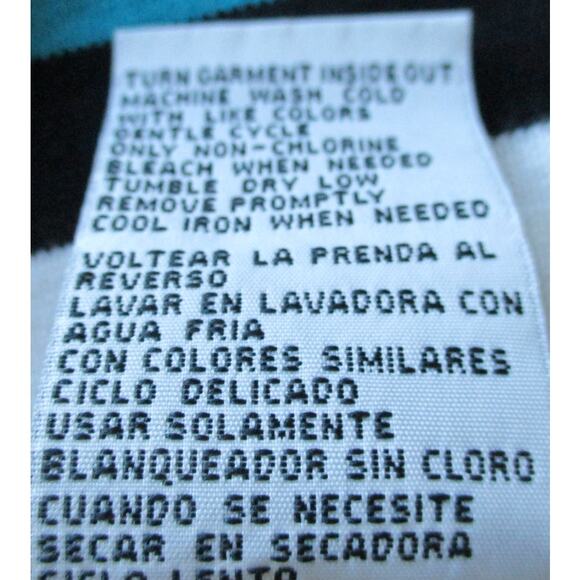 Sag Harbor Women's Multi Color Striped Short Sleeve Lightweight Sweater Size Med - Picture 10 of 10